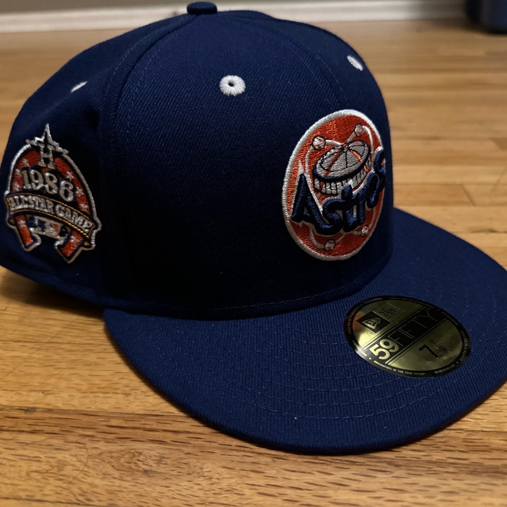 Astros Navy Blue Fitted Cap